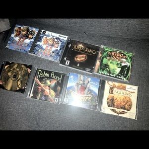 classic video game collection RPG lord of the rings Robin Hood +bundle lot PC CD